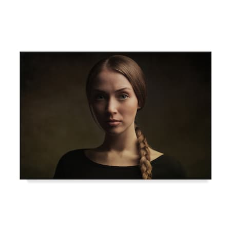 Konstantin Pilipchuk 'Dark Portrait' Canvas Art,30x47